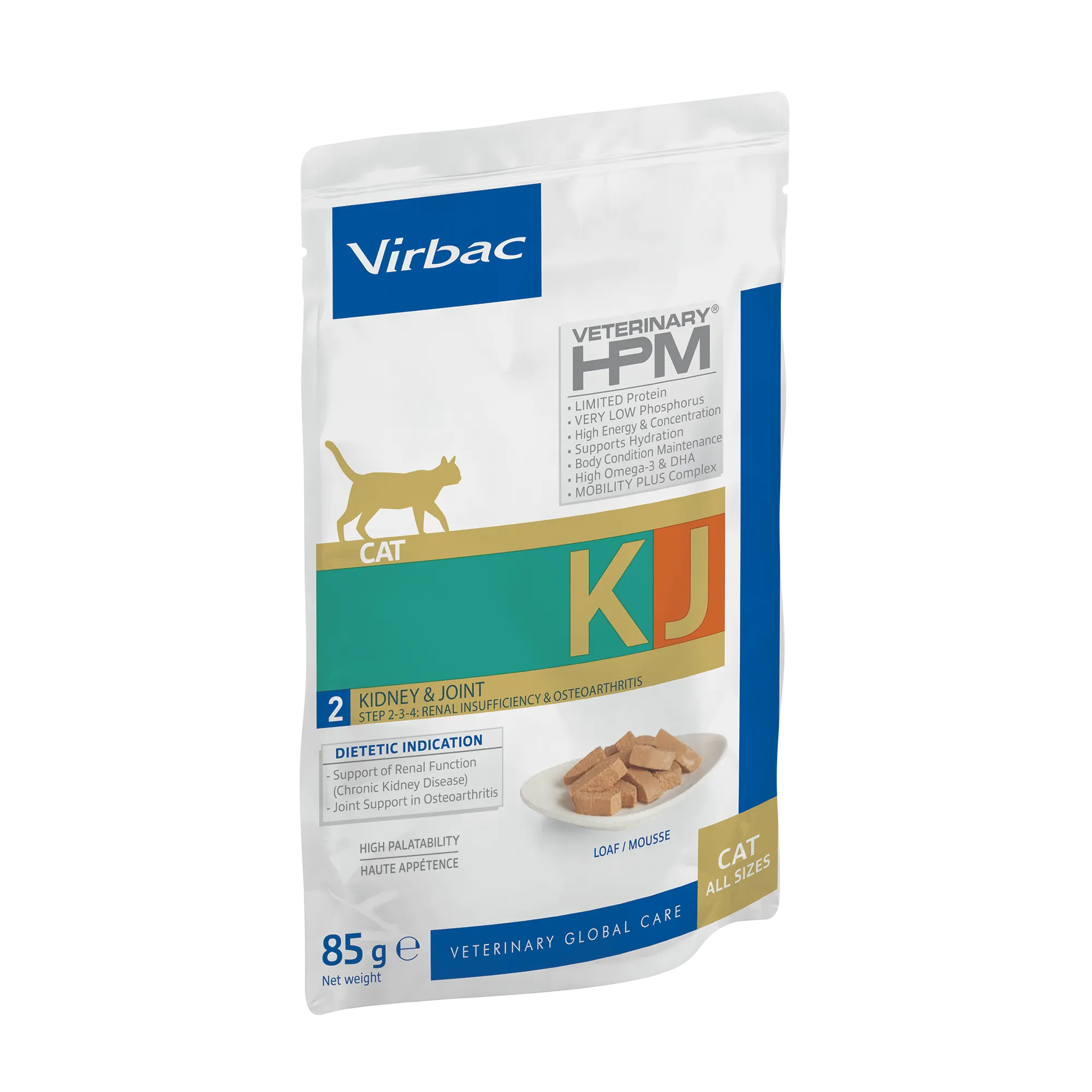 Virbac Veterinary HPM Diététique Early Kidney Joint sachet repas - pâtée chat