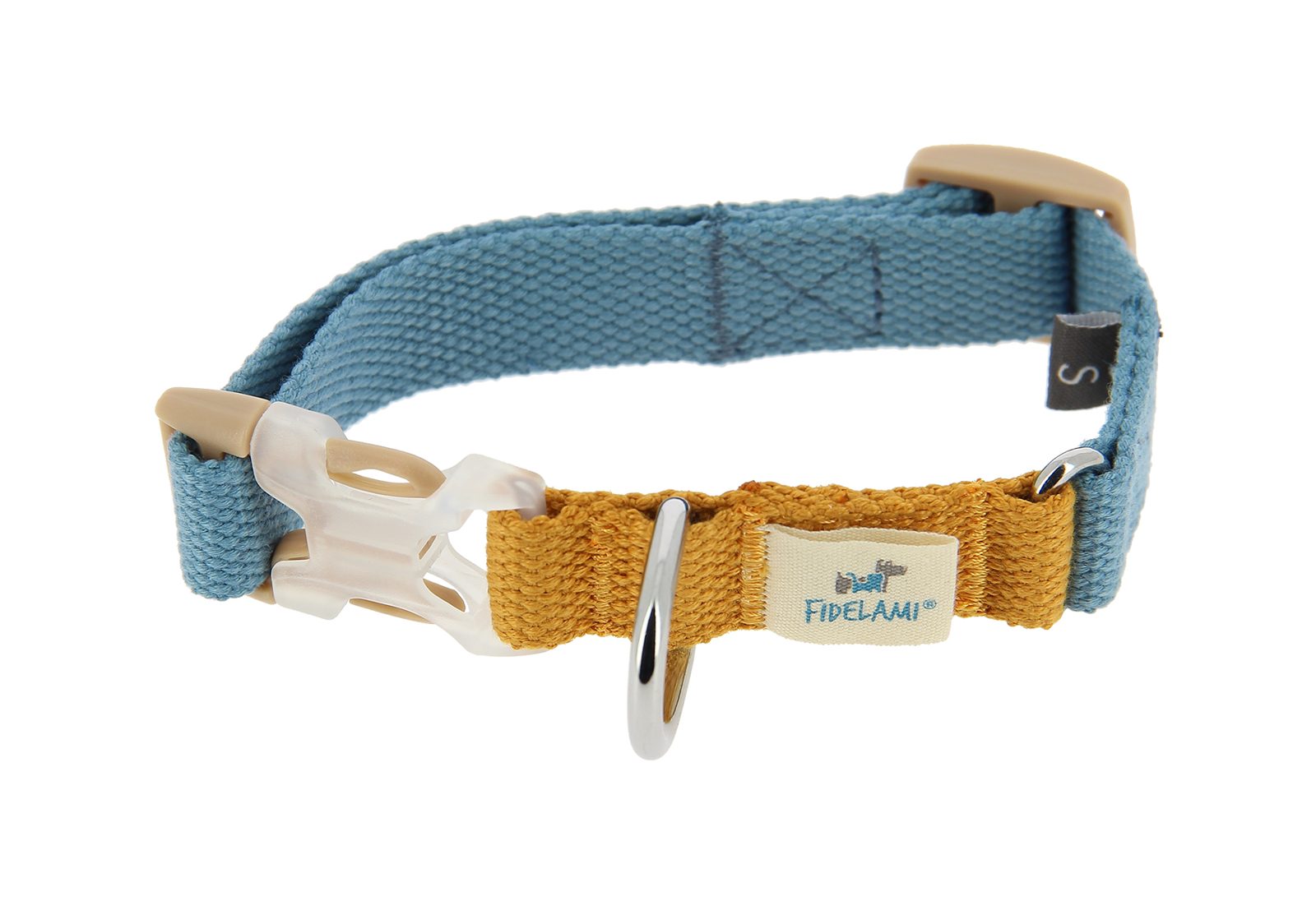 Collier bicolore coton