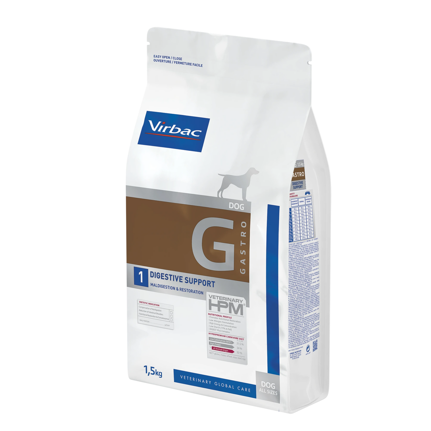 Virbac Veterinary HPM Diététique Gastro Digestive Support - croquettes chien
