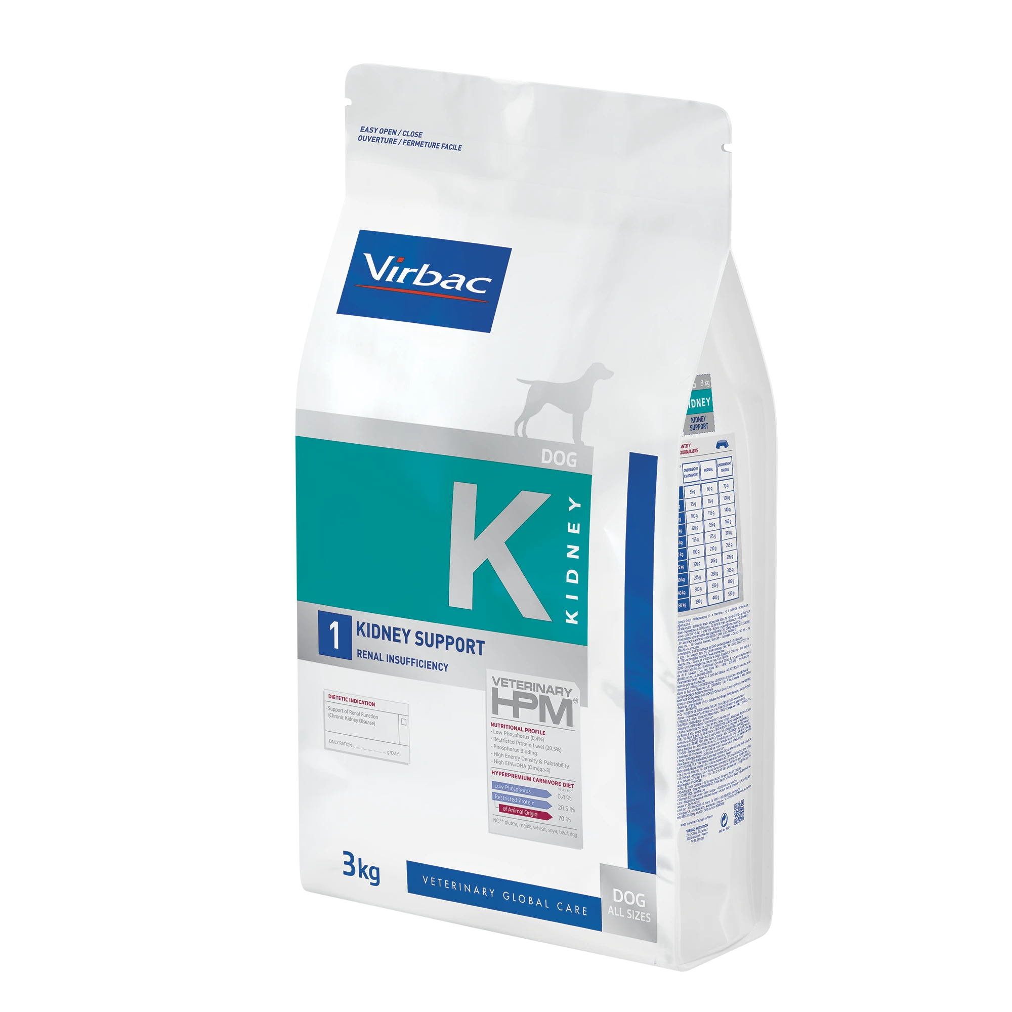 Virbac Veterinary HPM Diététique Kidney Support - croquettes chien