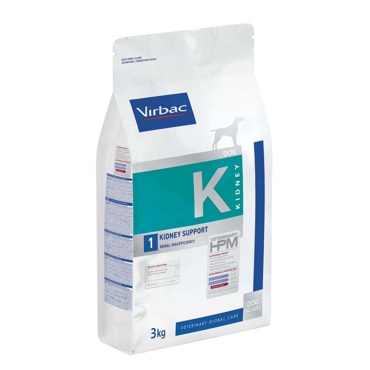 Virbac Veterinary HPM Diététique Kidney Support - croquettes chien