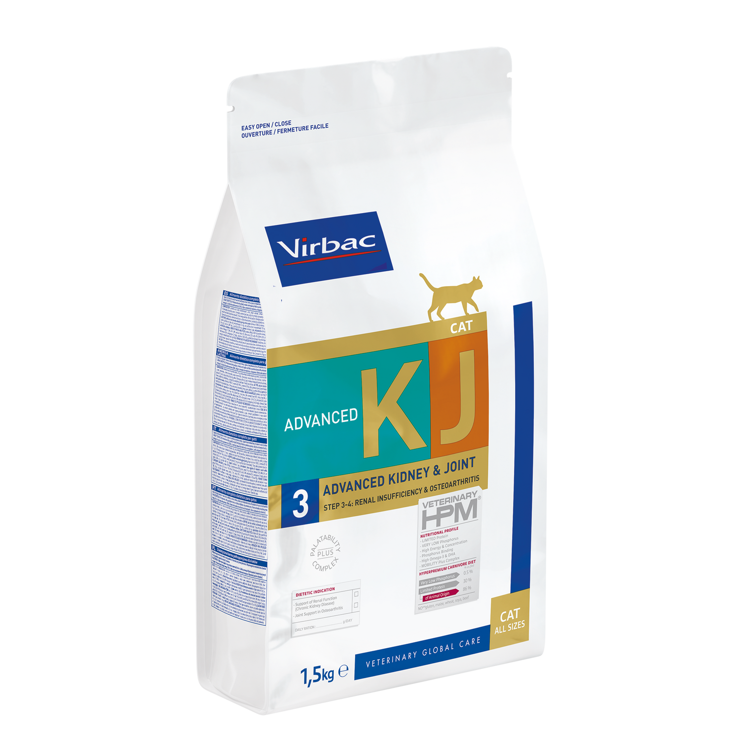 Virbac Veterinary HPM Diététique Advanced Kidney Joint - croquettes chat