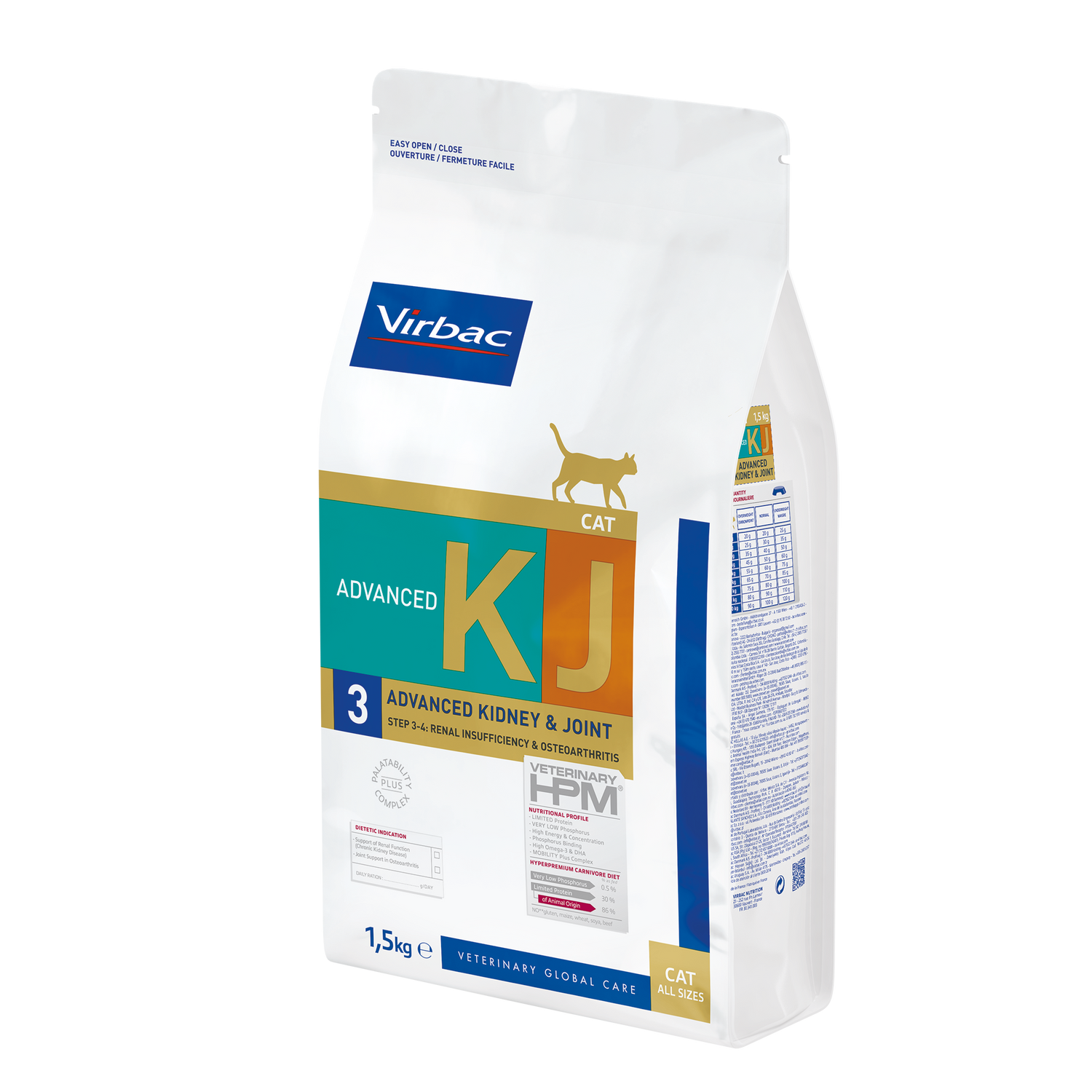 Virbac Veterinary HPM Diététique Advanced Kidney Joint - croquettes chat