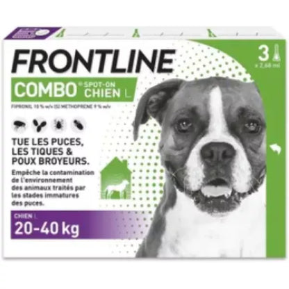 Pipettes Frontline Combo pour chien