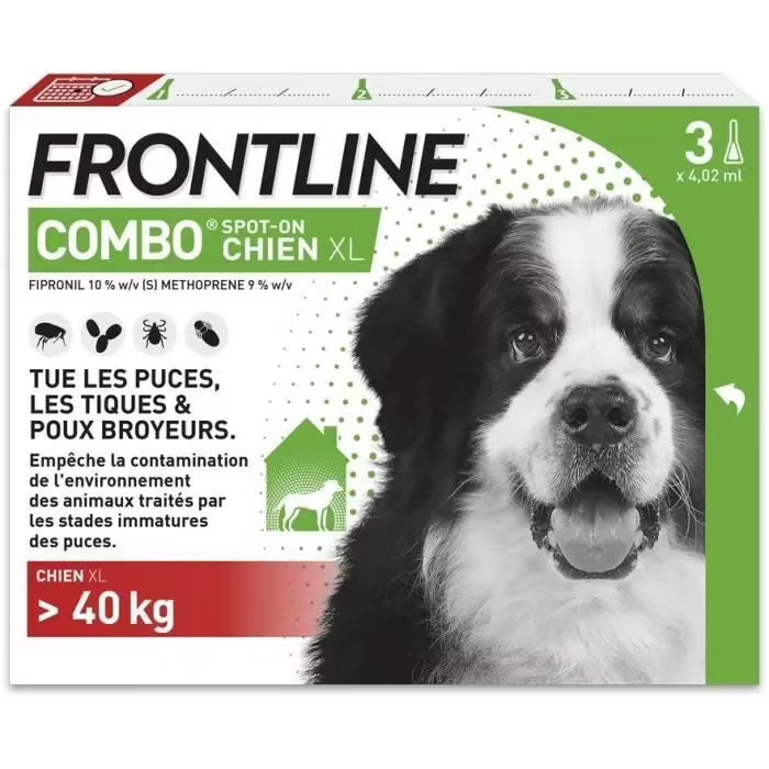 Pipettes Frontline Combo pour chien