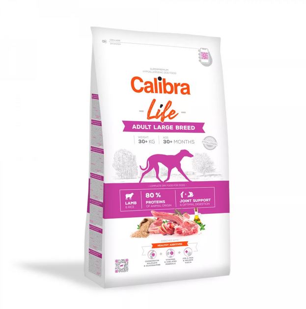 Calibra Life Chien adulte Large Agneau 12kg