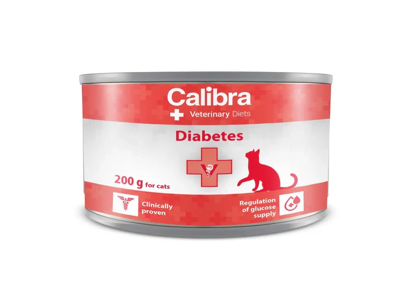 Calibra Veterinary Diets Chat Diabetes Pâtée 6 x 200g