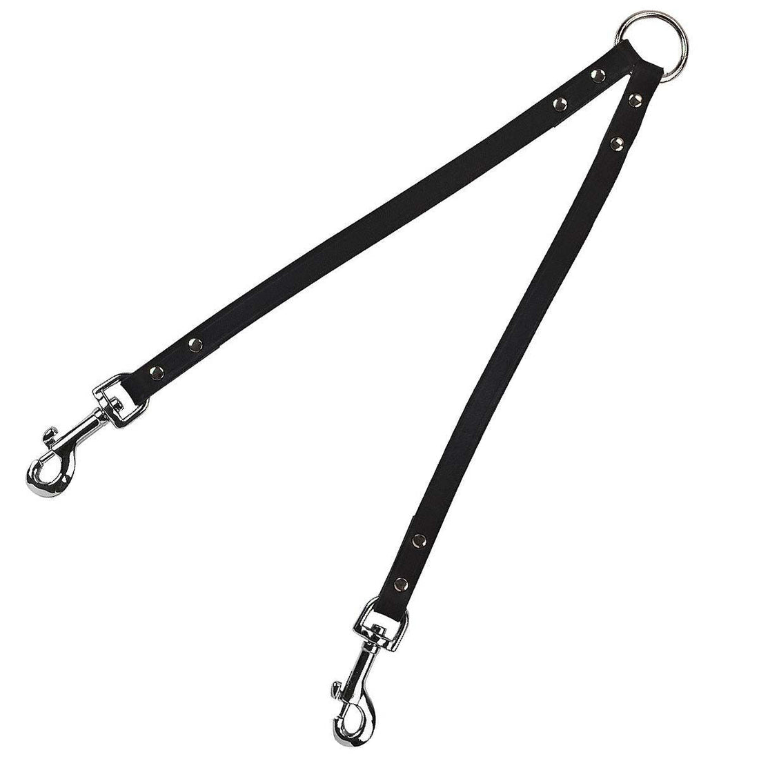 Laisse double Accouple en cuir