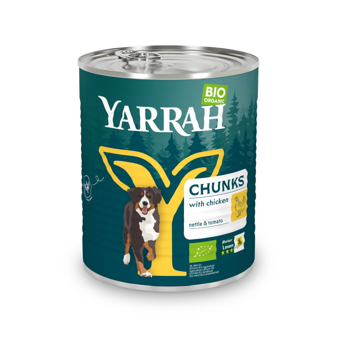 Yarrah bouchées bio - pâtée chien