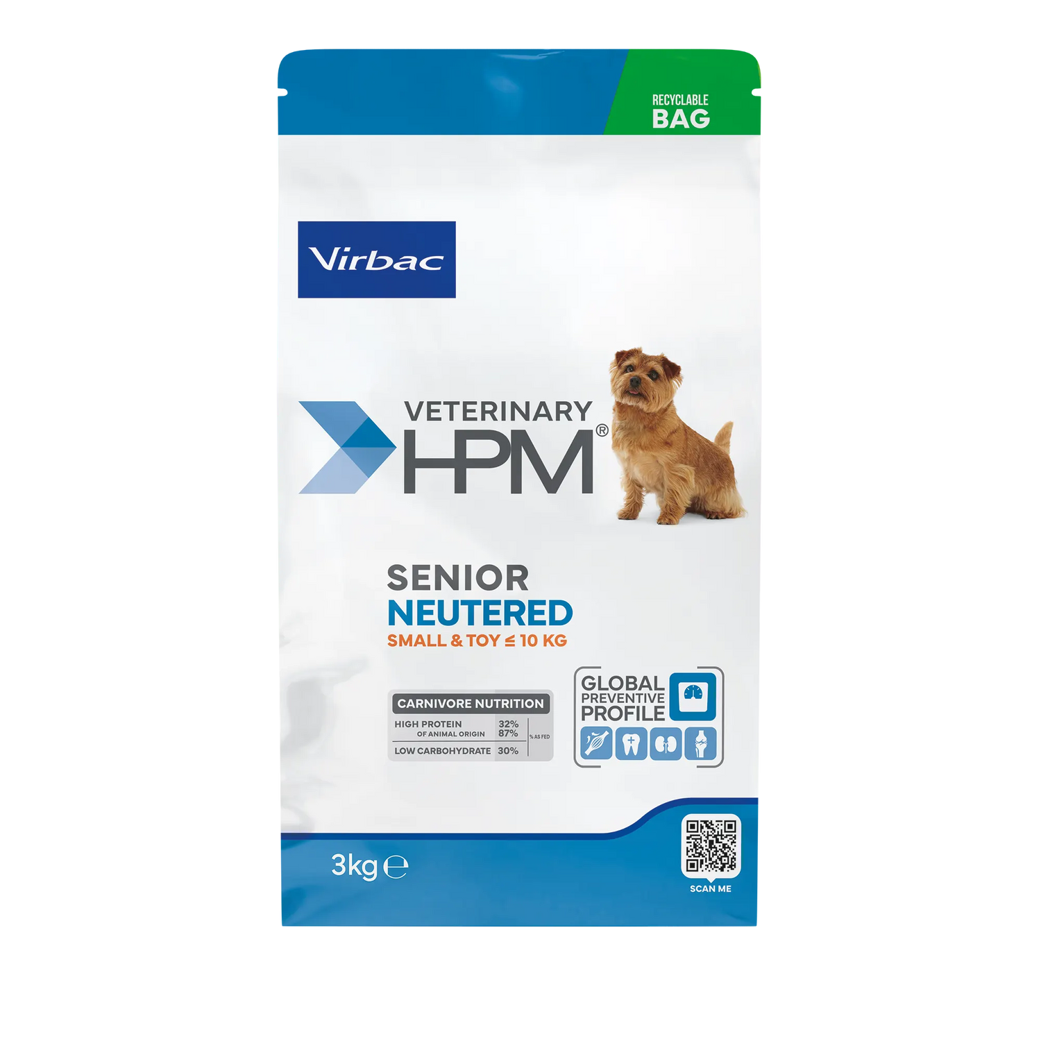 Veterinary HPM senior stérilisé - croquettes petit chien