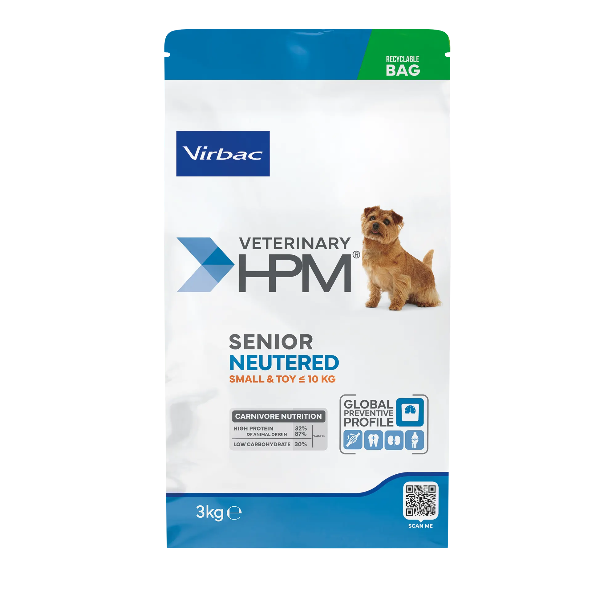 Veterinary HPM senior stérilisé - croquettes petit chien