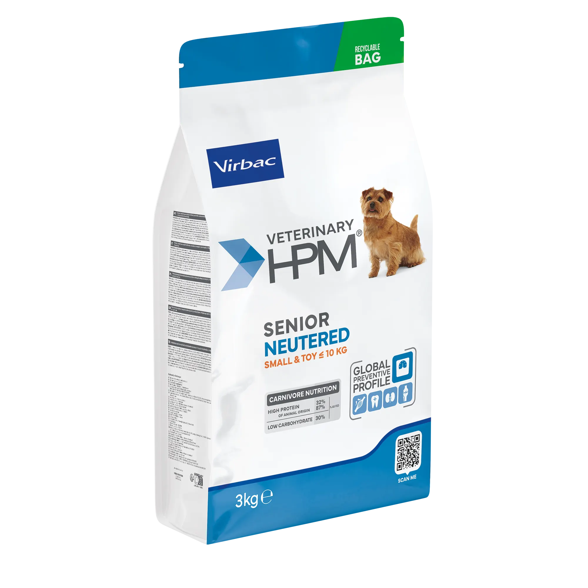 Veterinary HPM senior stérilisé - croquettes petit chien