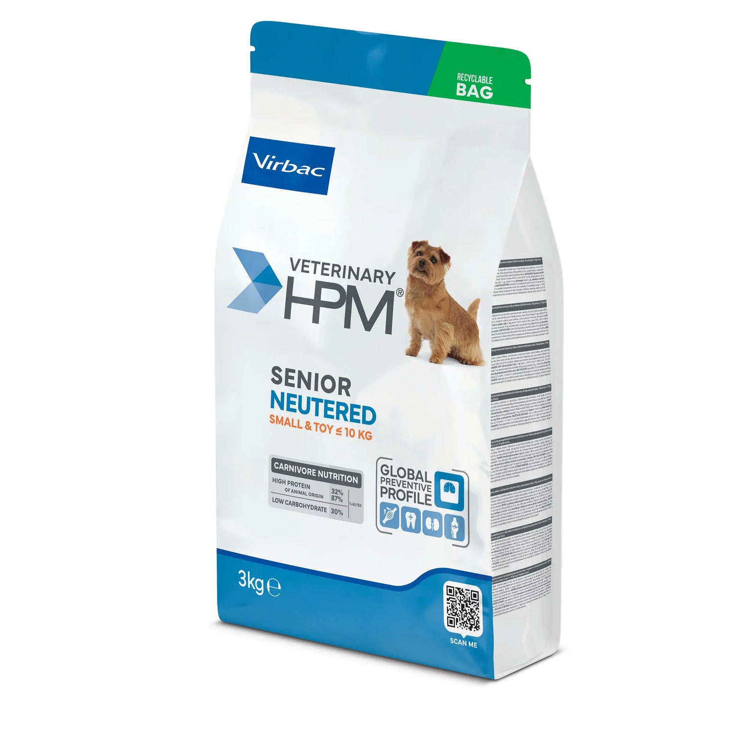 Veterinary HPM senior stérilisé - croquettes petit chien