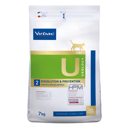 Virbac Veterinary HPM Diététique Urology Dissolution &amp; Prevention - croquettes chat
