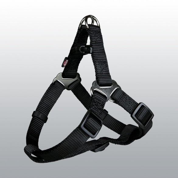 Harnais Premium Quick noir pour chien