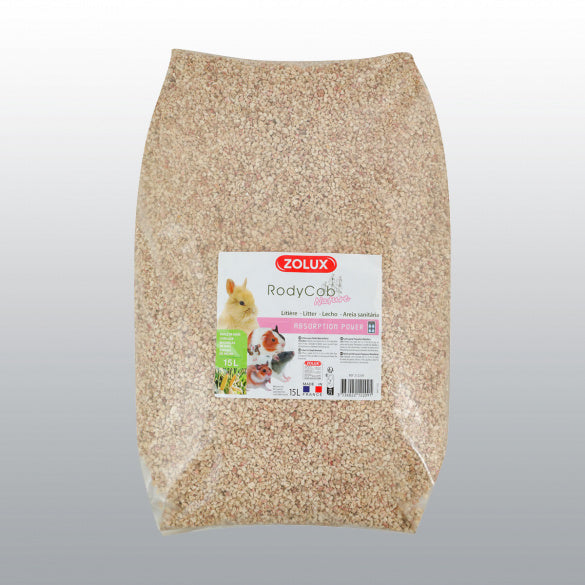 Litière de maïs biodégradable rongeur