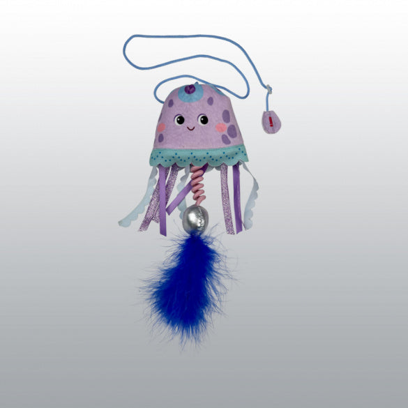 Jouet Teaser Jellyfish pour chat