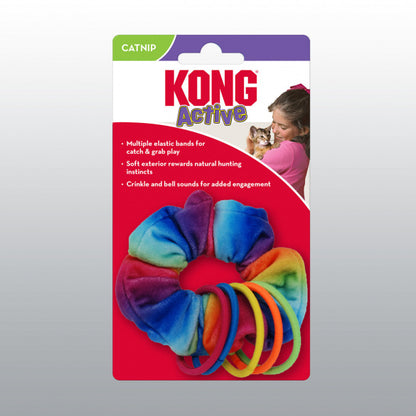 Kong active chouchou avec élastiques pour chat