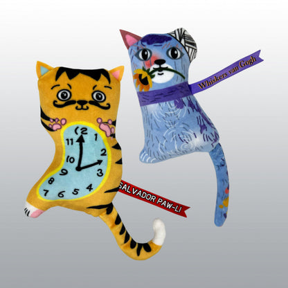 Jouet Artz dali / Van gogh pour chat