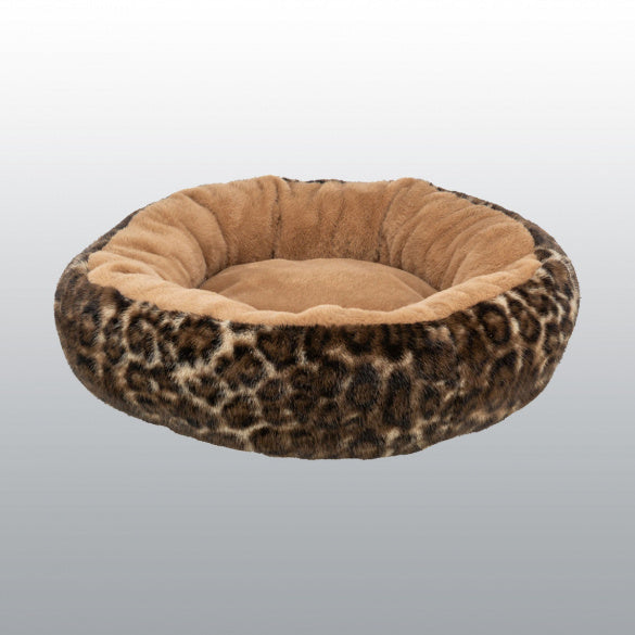 Corbeille Leo en peluche pour chat
