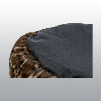 Corbeille Leo en peluche pour chat