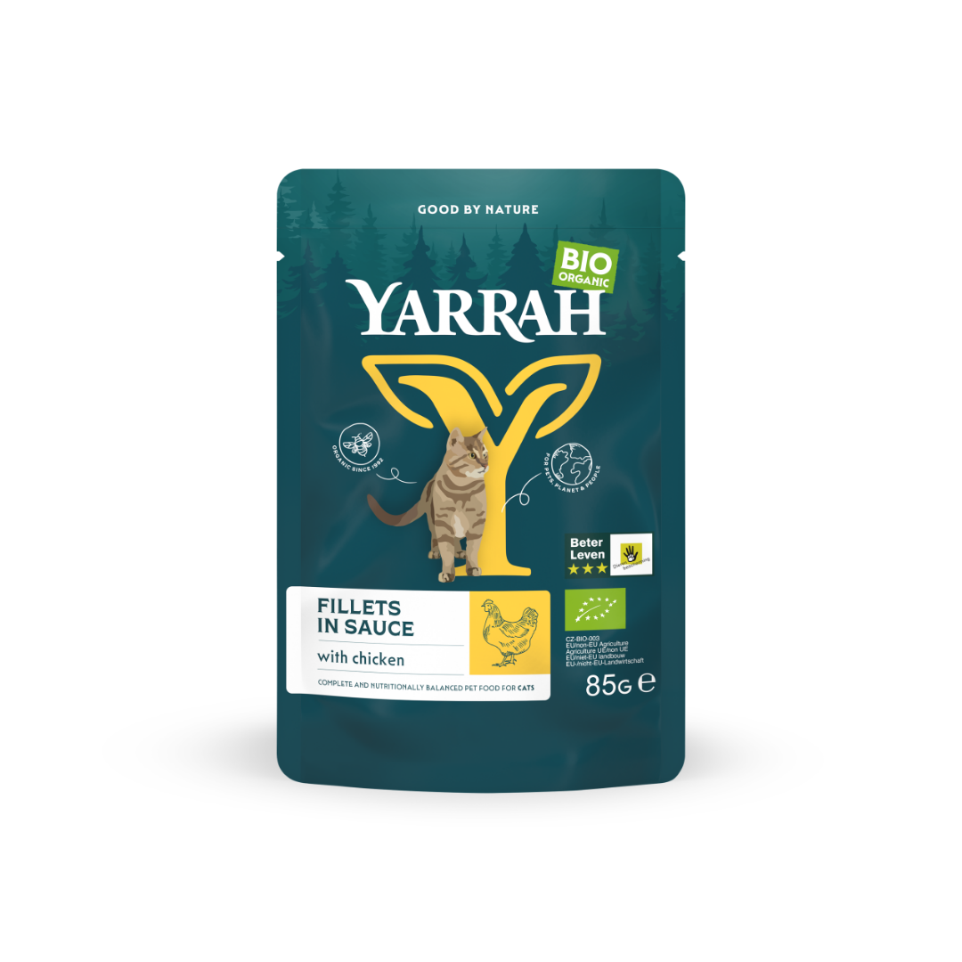 Yarrah filets bio en sauce - pâtée chat