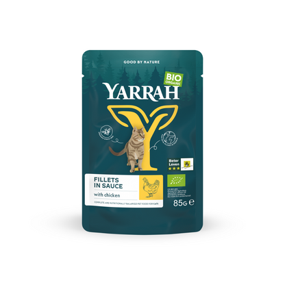 Yarrah filets bio en sauce - pâtée chat
