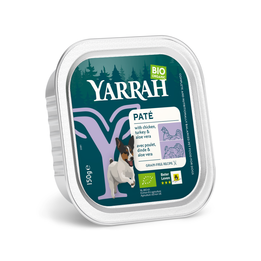 Yarrah pâtées bio - 12 x 150 g
