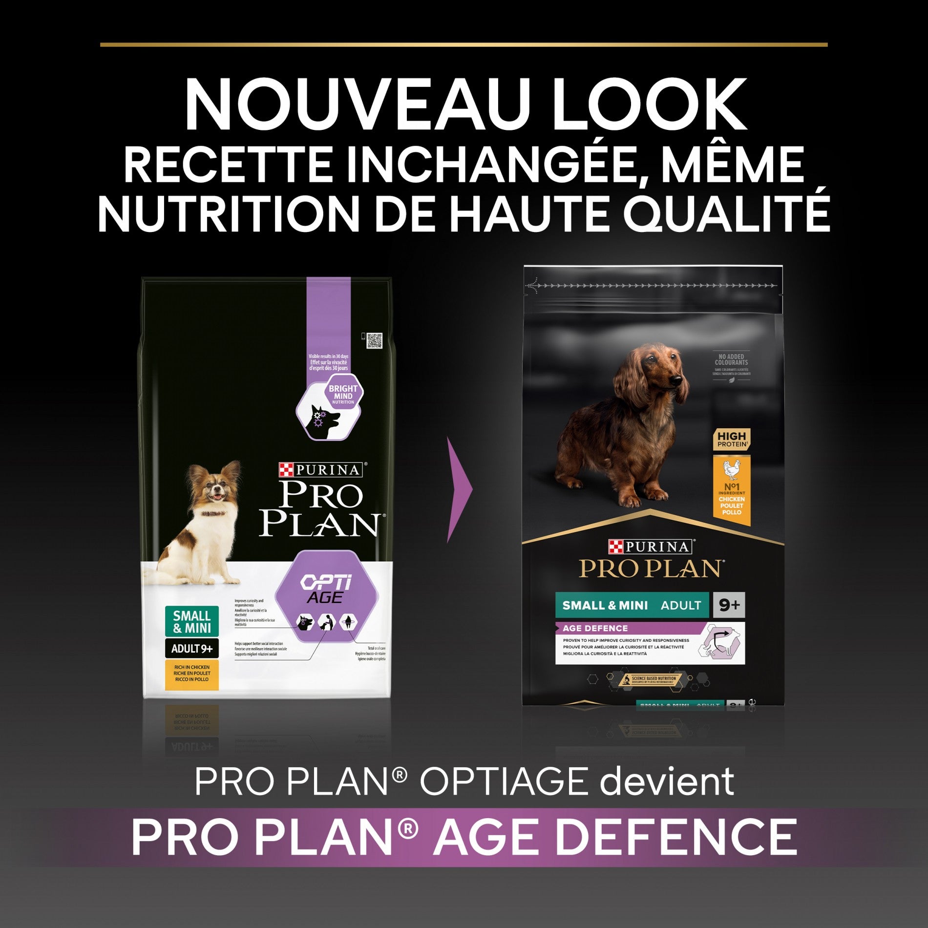 Pro Plan Age Defence Small &amp; Mini Adult au poulet - croquettes chien