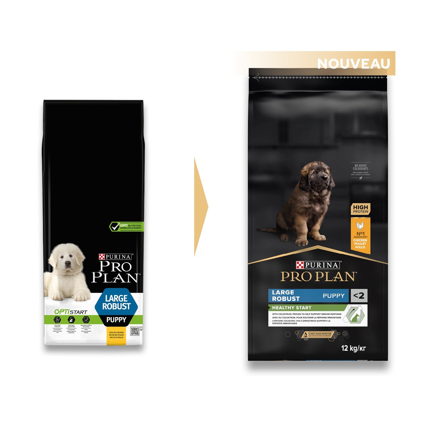 Pro Plan Healthy Start Large Robust Puppy au poulet - croquettes chiot