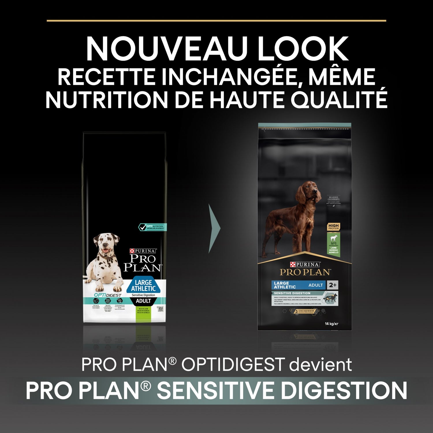 Pro Plan Sensitive Digestion Large Athletic Adult à l&