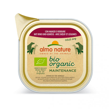Almo Nature Pâtées Chien Adulte - Bio Organic Maintenance - 9 x 300 g