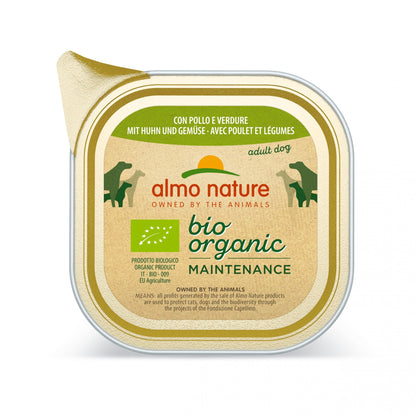 Almo Nature Pâtées Chien Adulte - Bio Organic Maintenance - 9 x 300 g