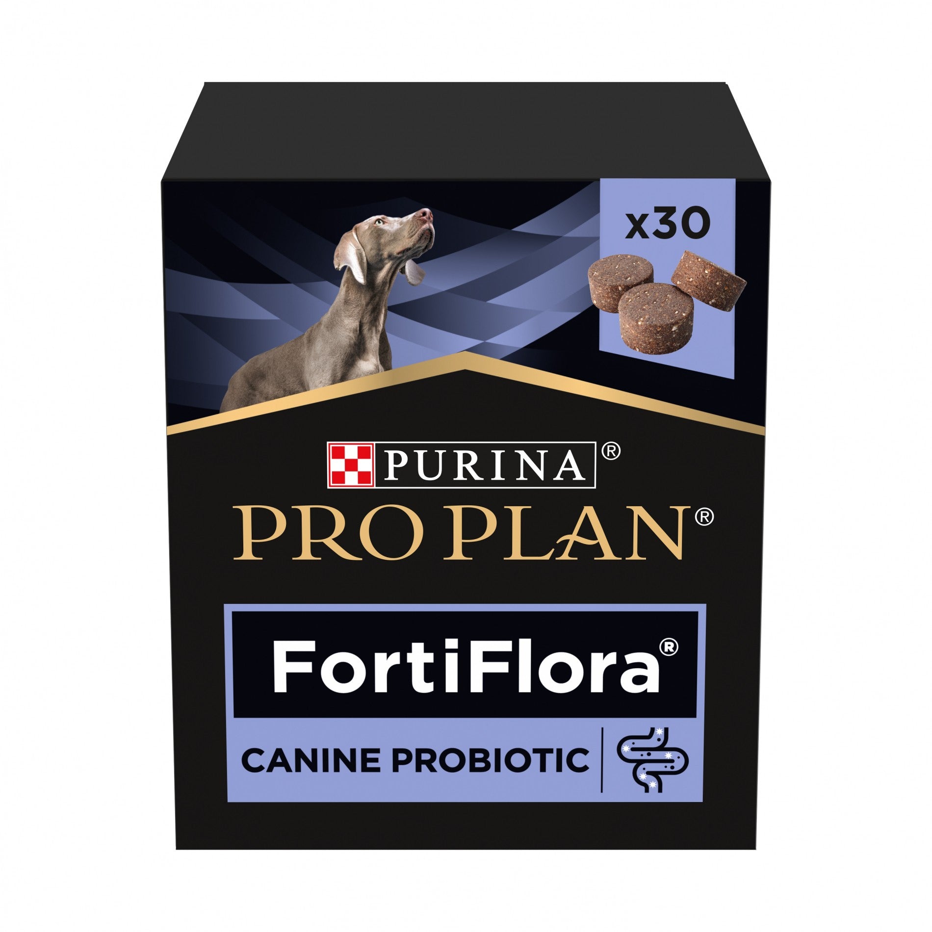 Pro Plan FortiFlora en bouchées - probiotiques chien-Réapprovisionnement laboratoire fin juillet