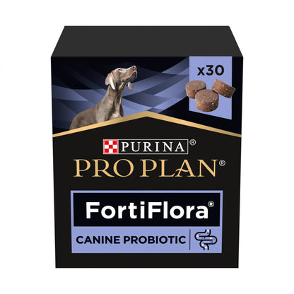 Pro Plan FortiFlora en bouchées - probiotiques chien-Réapprovisionnement laboratoire fin juillet