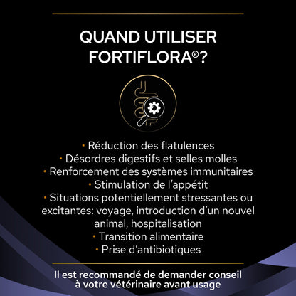 Pro Plan FortiFlora en bouchées - probiotiques chien-Réapprovisionnement laboratoire fin juillet