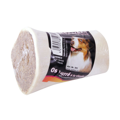 Os fourré à la viande chien