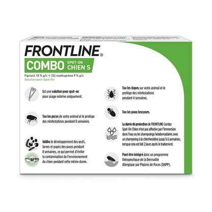 Pipettes Frontline Combo pour chien