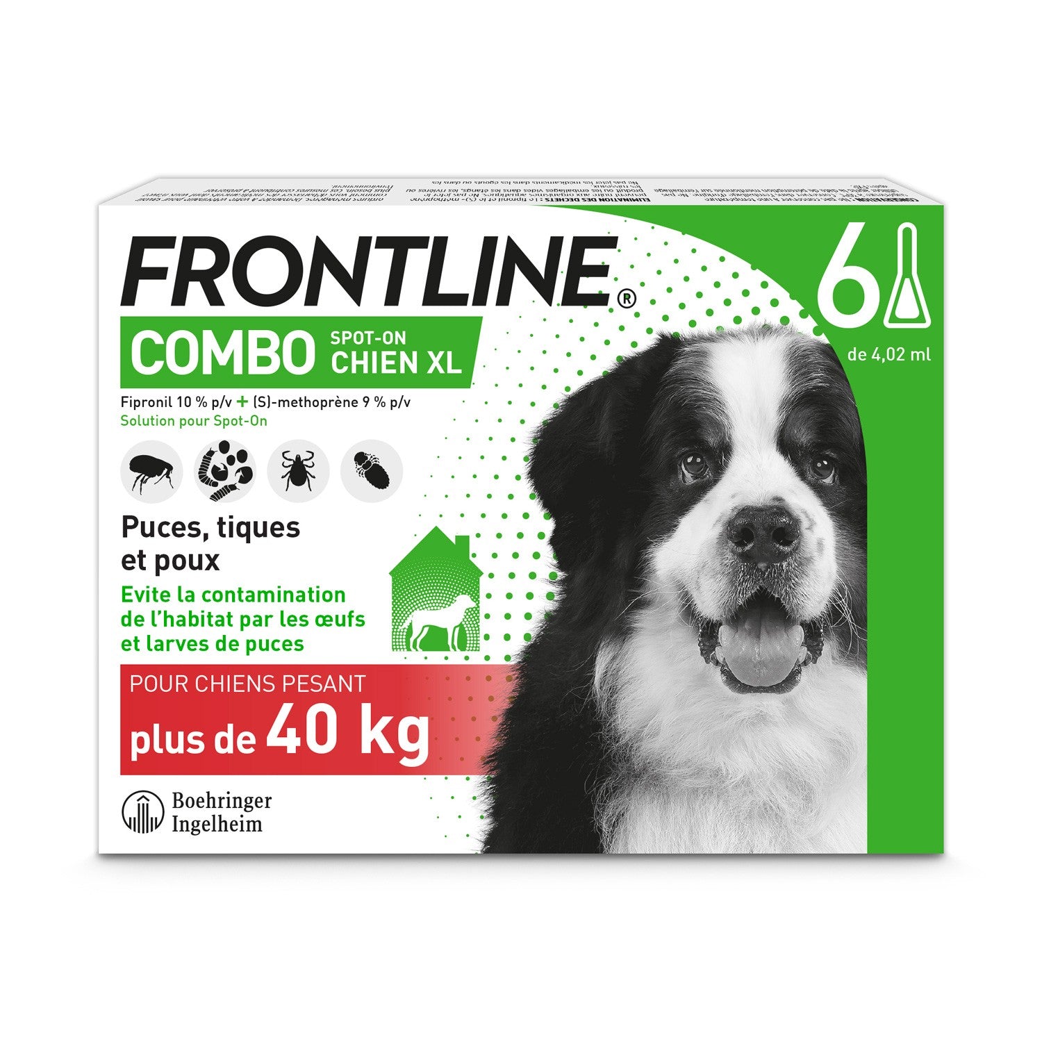 Pipettes Frontline Combo pour chien