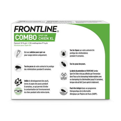 Pipettes Frontline Combo pour chien