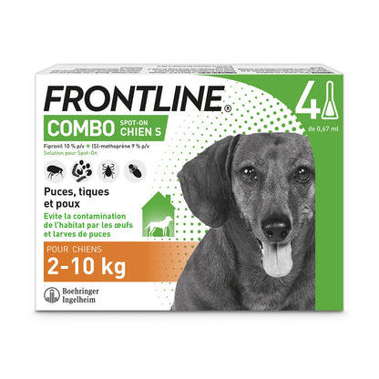 Pipettes Frontline Combo pour chien