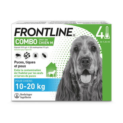 Pipettes Frontline Combo pour chien