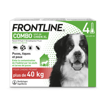 Pipettes Frontline Combo pour chien