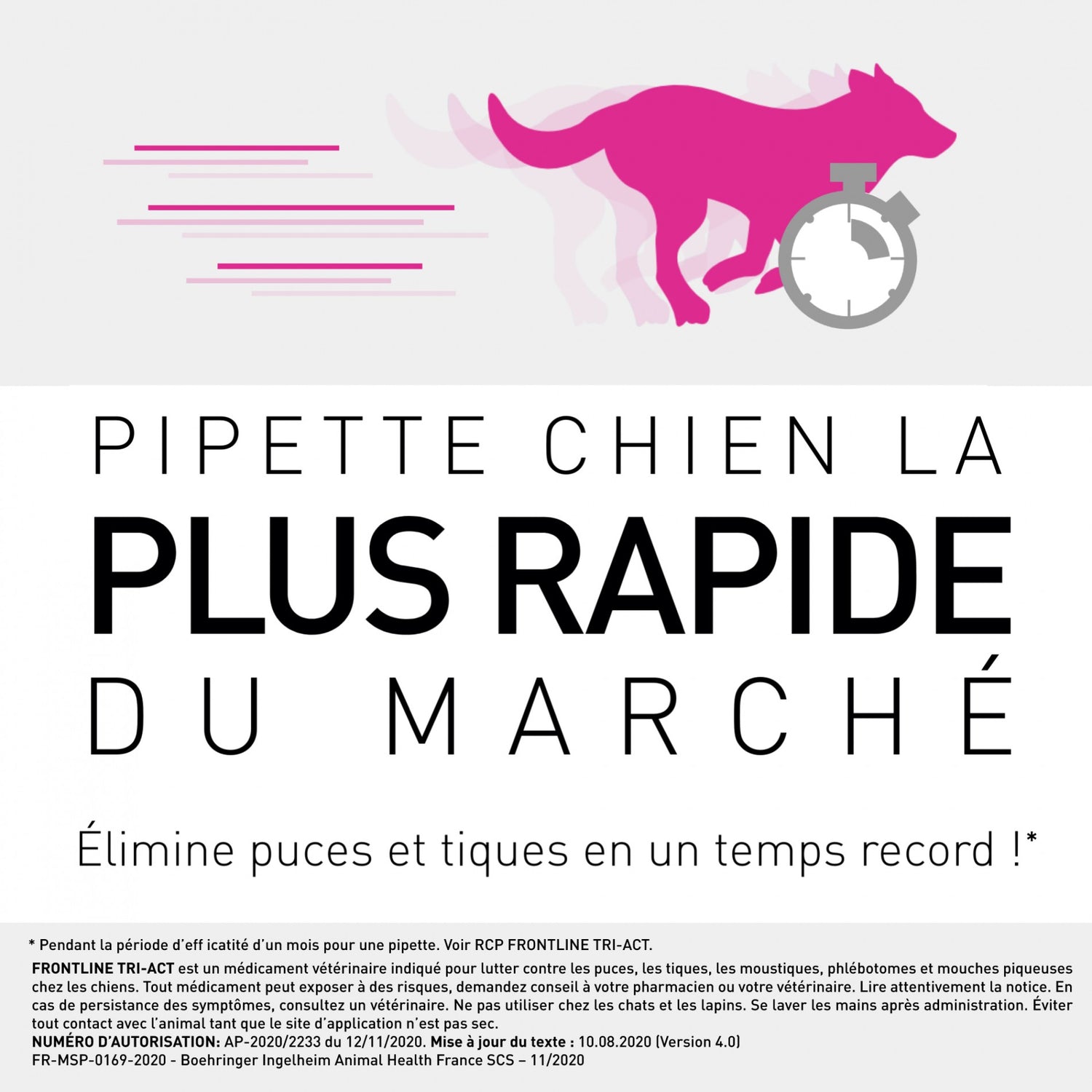 Pipettes Frontline Tri-act chien