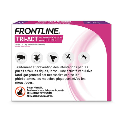 Pipettes Frontline Tri-act chien