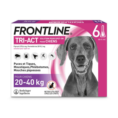 Pipettes Frontline Tri-act chien
