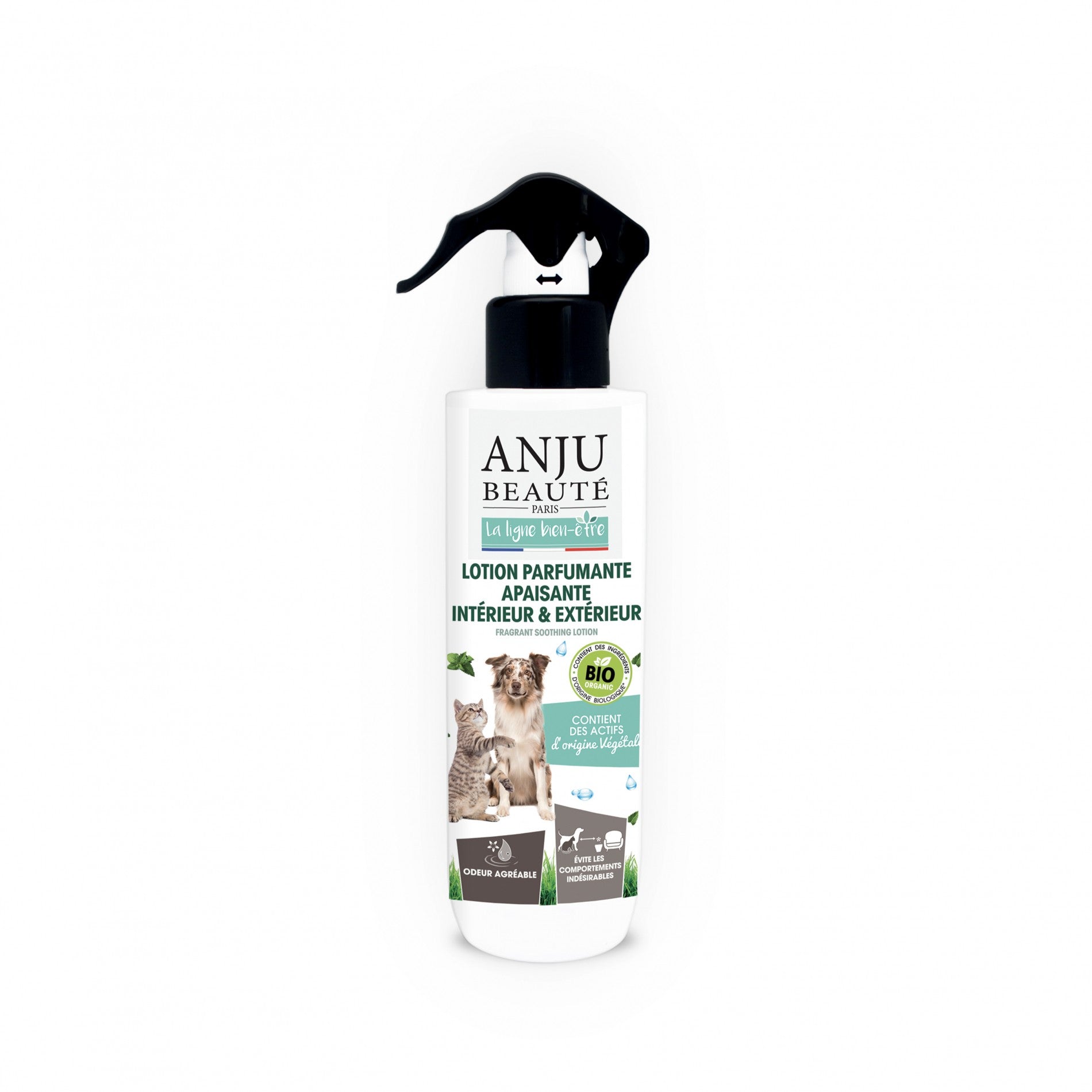 Lotion parfumante apaisante intérieur et extérieur