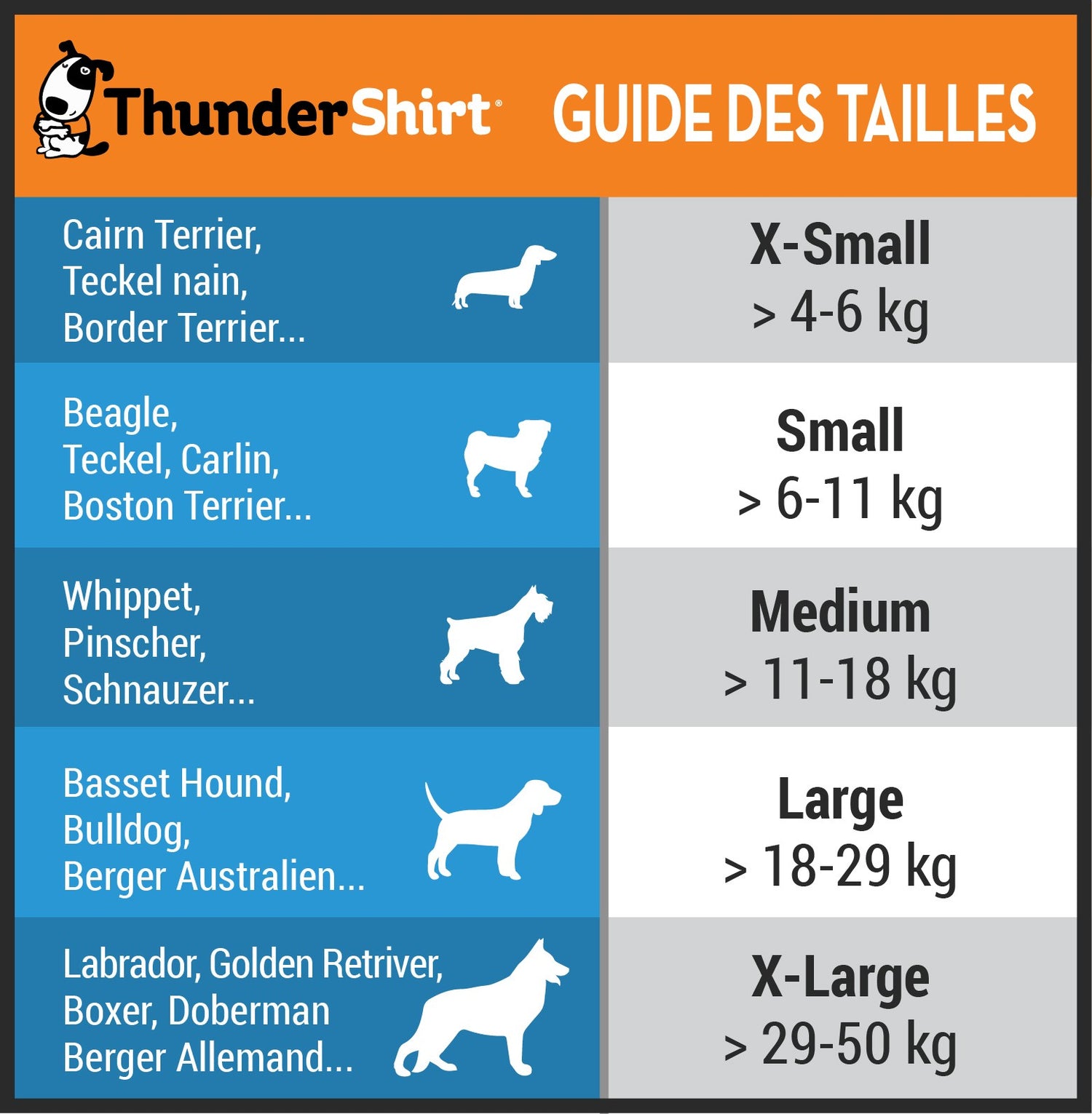 Thundershirt gilet relaxant chien