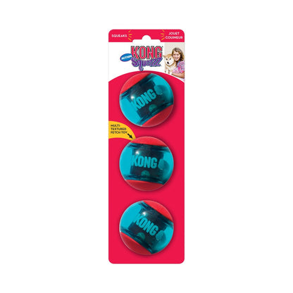 Balle Squeezz Action Ball Red chien