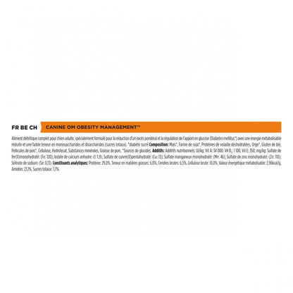 Pro Plan Veterinary Diets OM Obesity Management - aliment chien